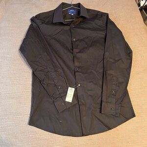 Apt. 9 Black Men's Long-Sleeve Dress Shirt